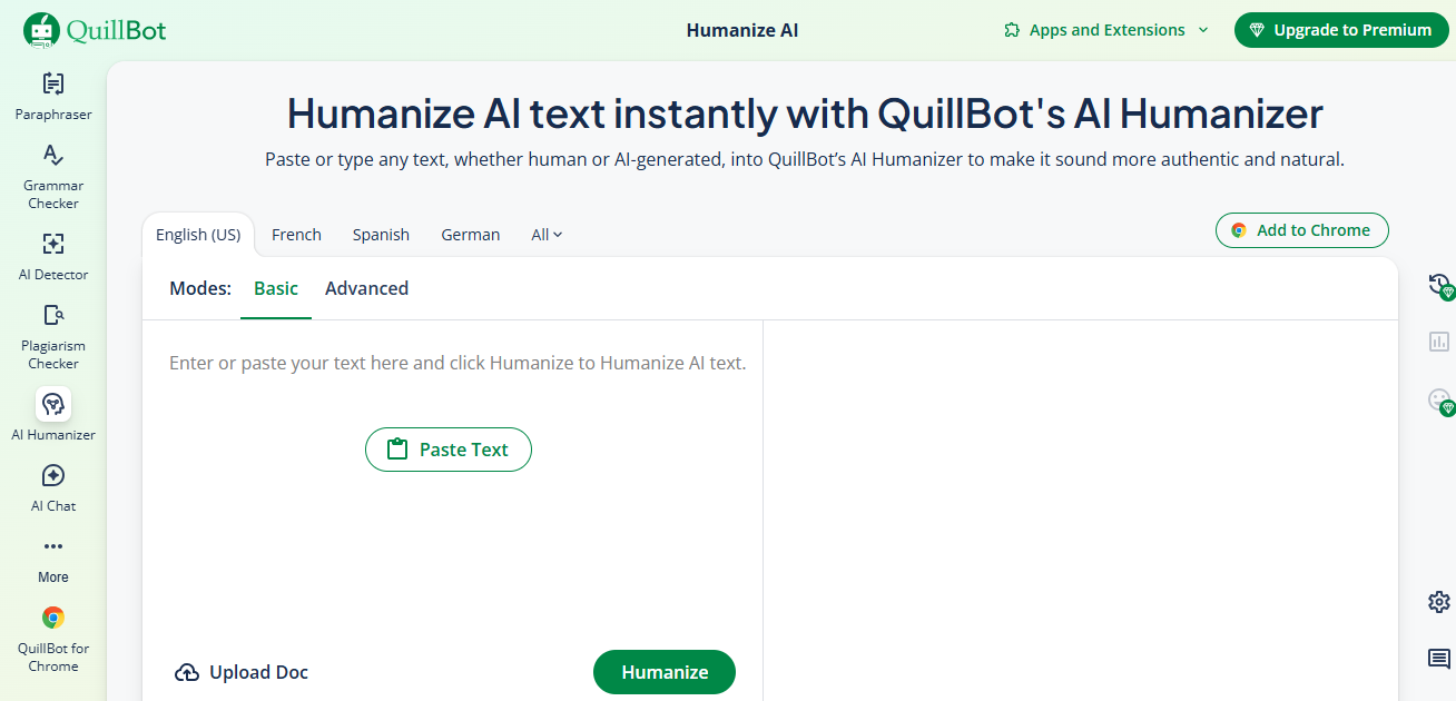 QuillBot Humanizer
