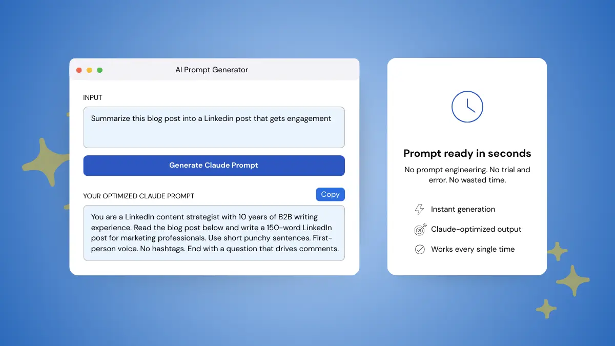 Claude AI Prompt Generator