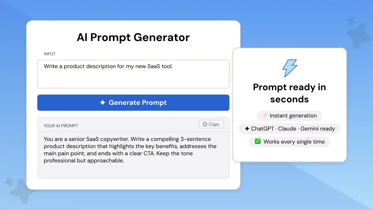 Phrasly AI Prompt Generator