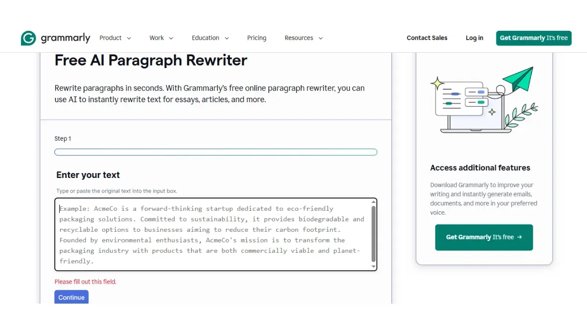 Grammarly Text Enhancer