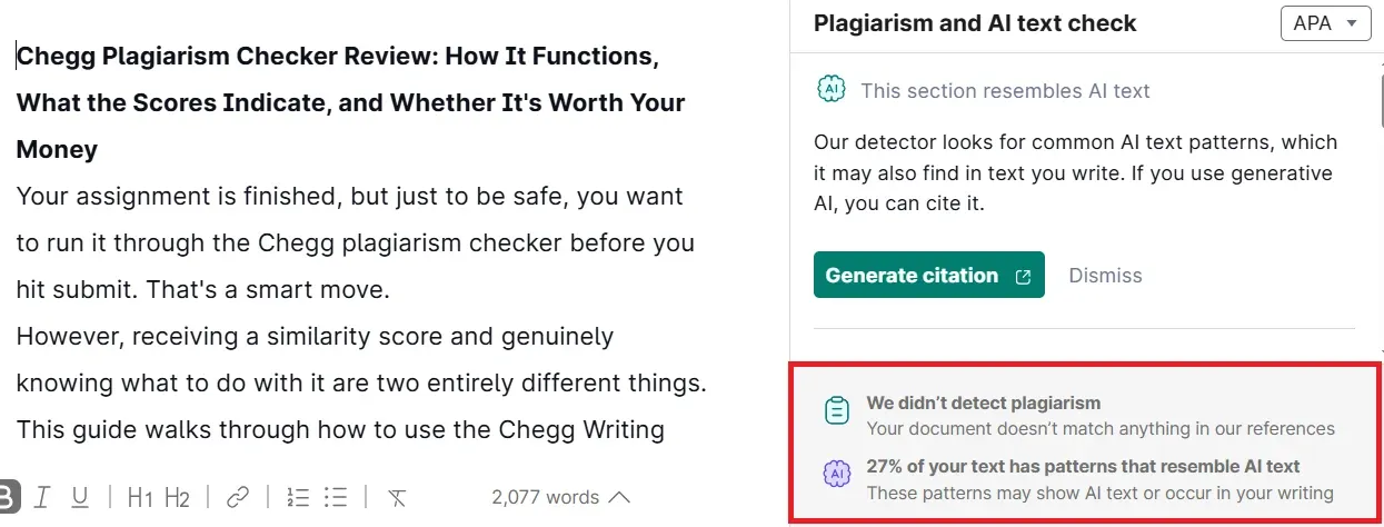 Grammarly plagiarism checker quillbot paraphrased content showing no plagiarism detected
