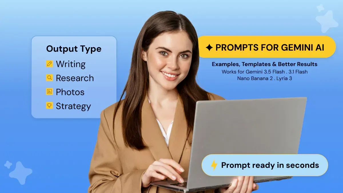 Best Prompts for Gemini AI (2026 Guide)