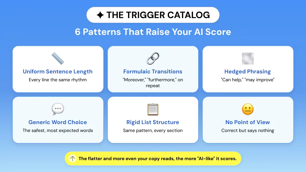 6 Patterns That Spike Your AI Score