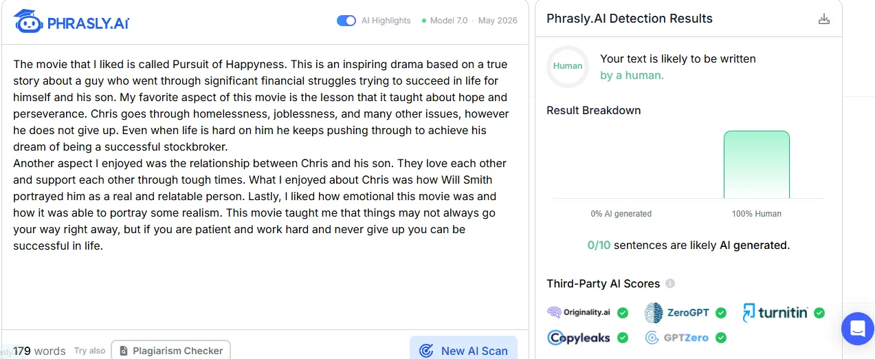 Sample 2 Human Result Phrasly