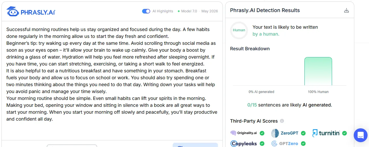 Sample 1 Human Result Phrasly